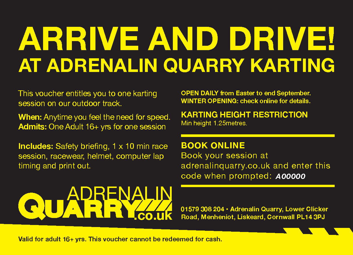 Karting - Adult Only - £15.00